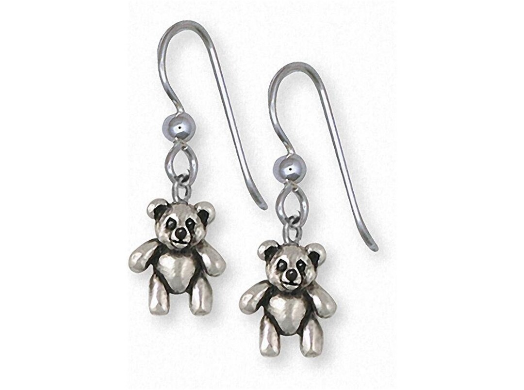 Teddy Bear Jewelry Teddy Bear Earrings Jewelry Sterling Silver Handmade  Teddy Bear Earrings TB16-FW - Etsy