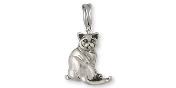 British Shorthair Pandora Charm Slide Jewelry Sterling Silver