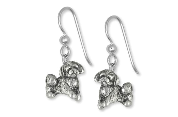 Gioielli Shih Tzu Orecchini Shih Tzu Gioielli per cani in argento sterling fatti a mano SZ28-E - Italia