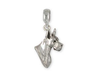 Great Dane Handmade UK Photo jewellery Tie clip for dog lovers Great Dane Handmade UK Photo jewellery Tie clip for dog lovers