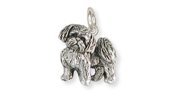 Shih Tzu Jewelry Silver Shih Tzu Charm Jewelry SZ21-C - Etsy