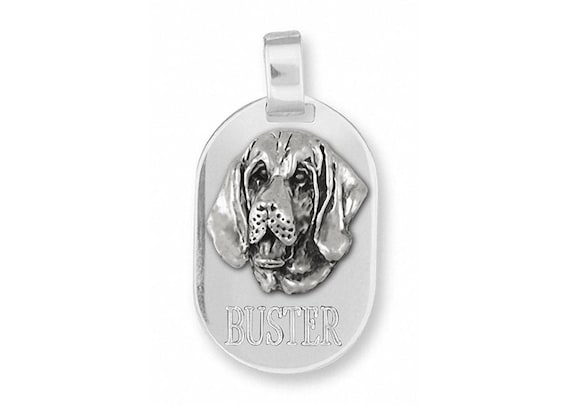 Bloodhound Jewelry Bloodhound Pendant Jewelry Sterling Silver Handmade Dog Pendant BHD2 DT