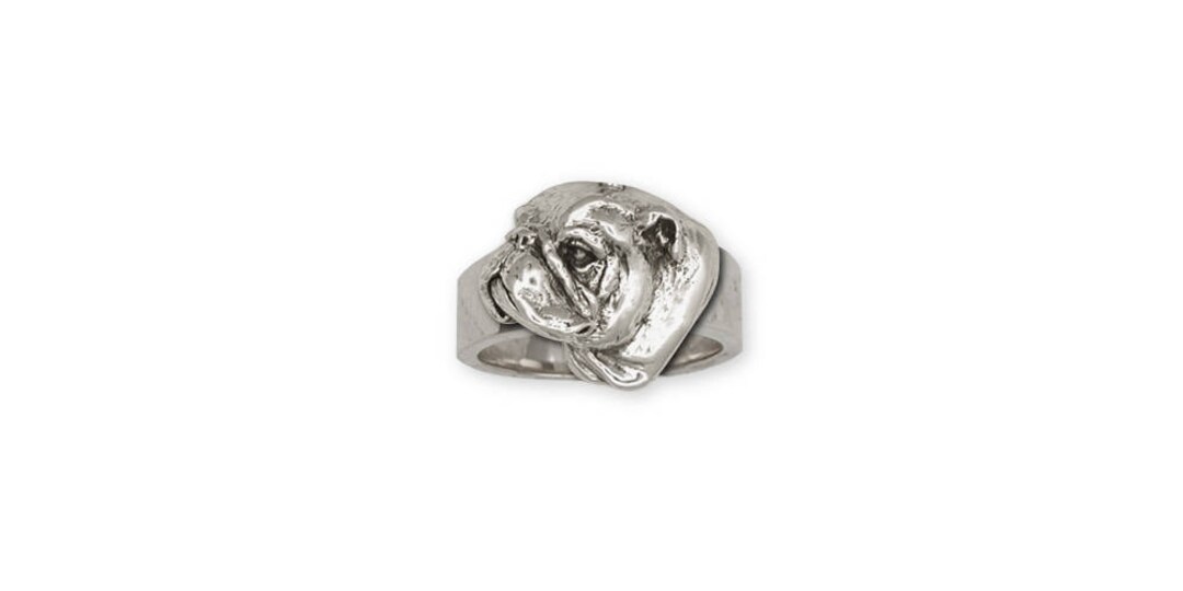 ブルドッグ　0527 Bulldog Jewelry Bulldog Ring Jewelry Sterling Silver Handmade Dog