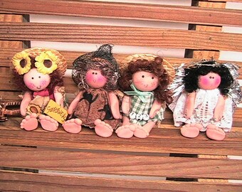primitive handmade dolls