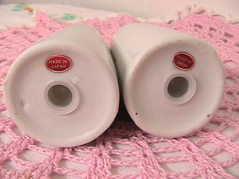 Salt and Pepper Shakers Vintage Ceramic Pheasant Salt and Pepper Shakers Japan