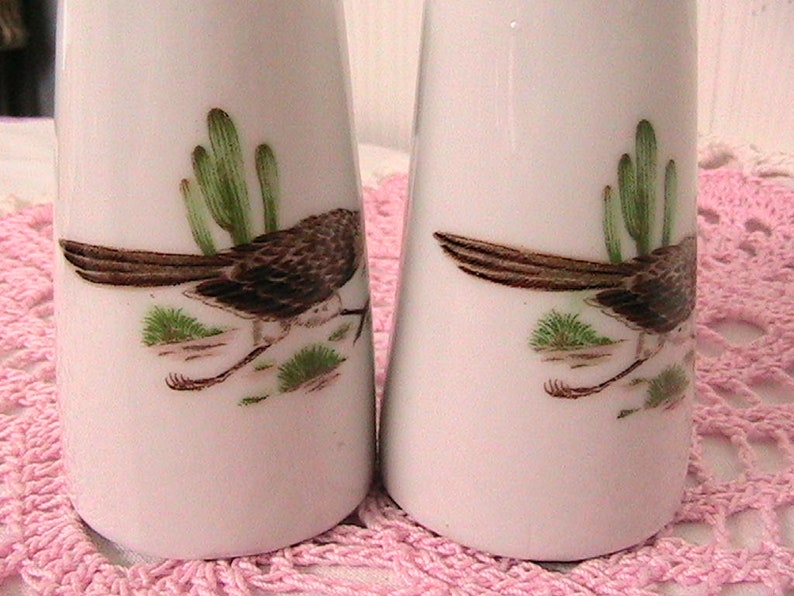 Salt and Pepper Shakers Vintage Ceramic Pheasant Salt and Pepper Shakers Japan