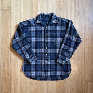 Vintage Blue Pendleton Button Down Shirt Size Medium