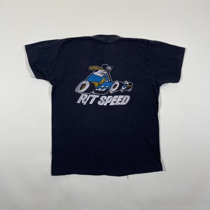 Vintage 80’s R/T Speed Tee 1980’s Auto Racing F1 Challenger Street Racing Moon Eyes