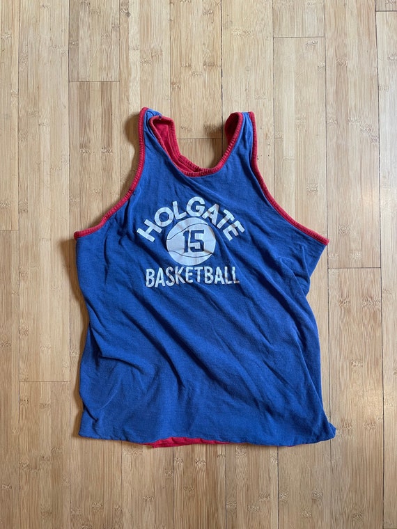 Vintage 70’s Holgate Basketball Reversible Jersey 