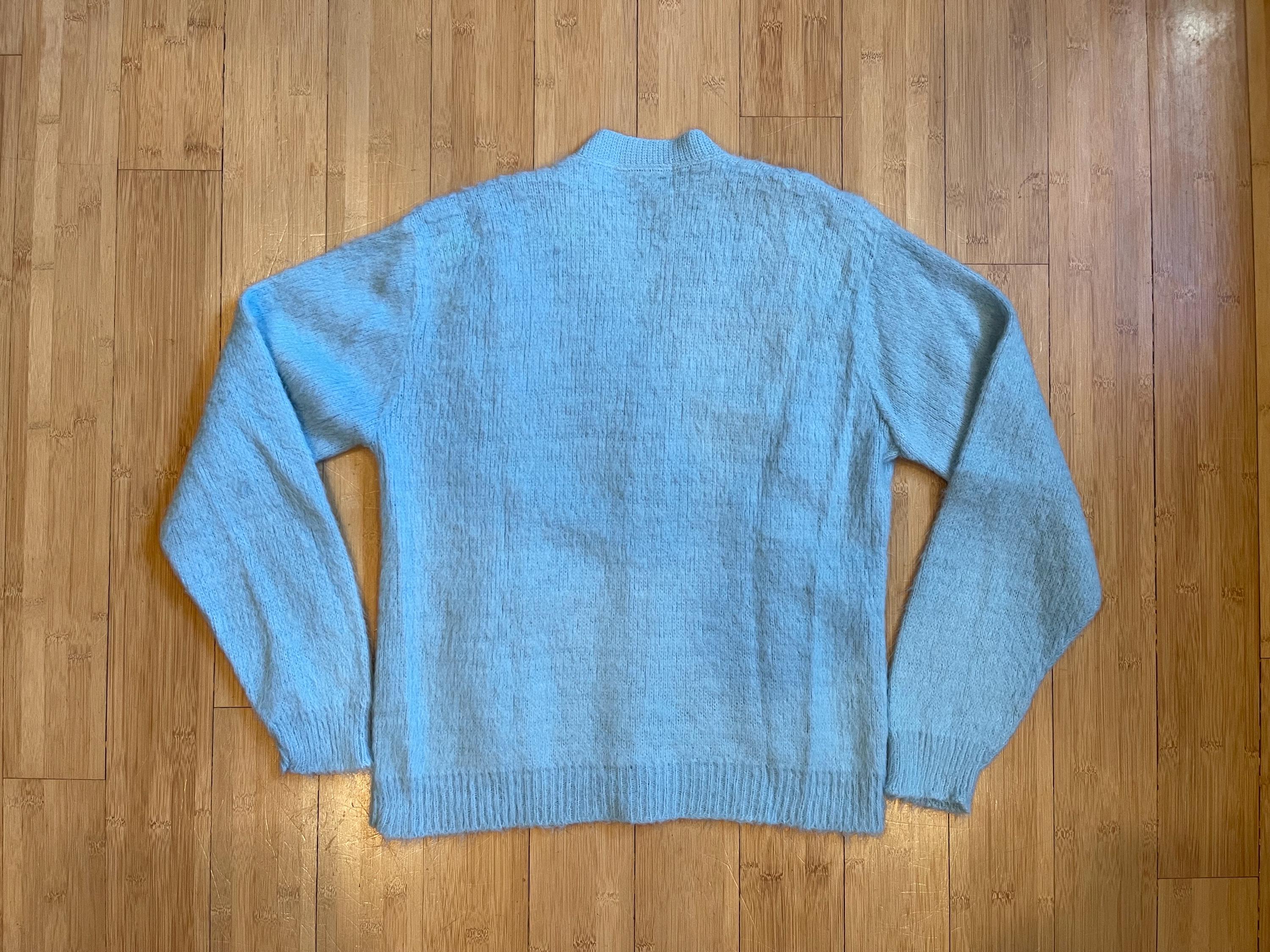 Vintage 1960's Shaggy Mohair Cardigan Sweater 60s Grunge Vintage 1960's Shaggy Mohair Cardigan Sweater 60s Grunge