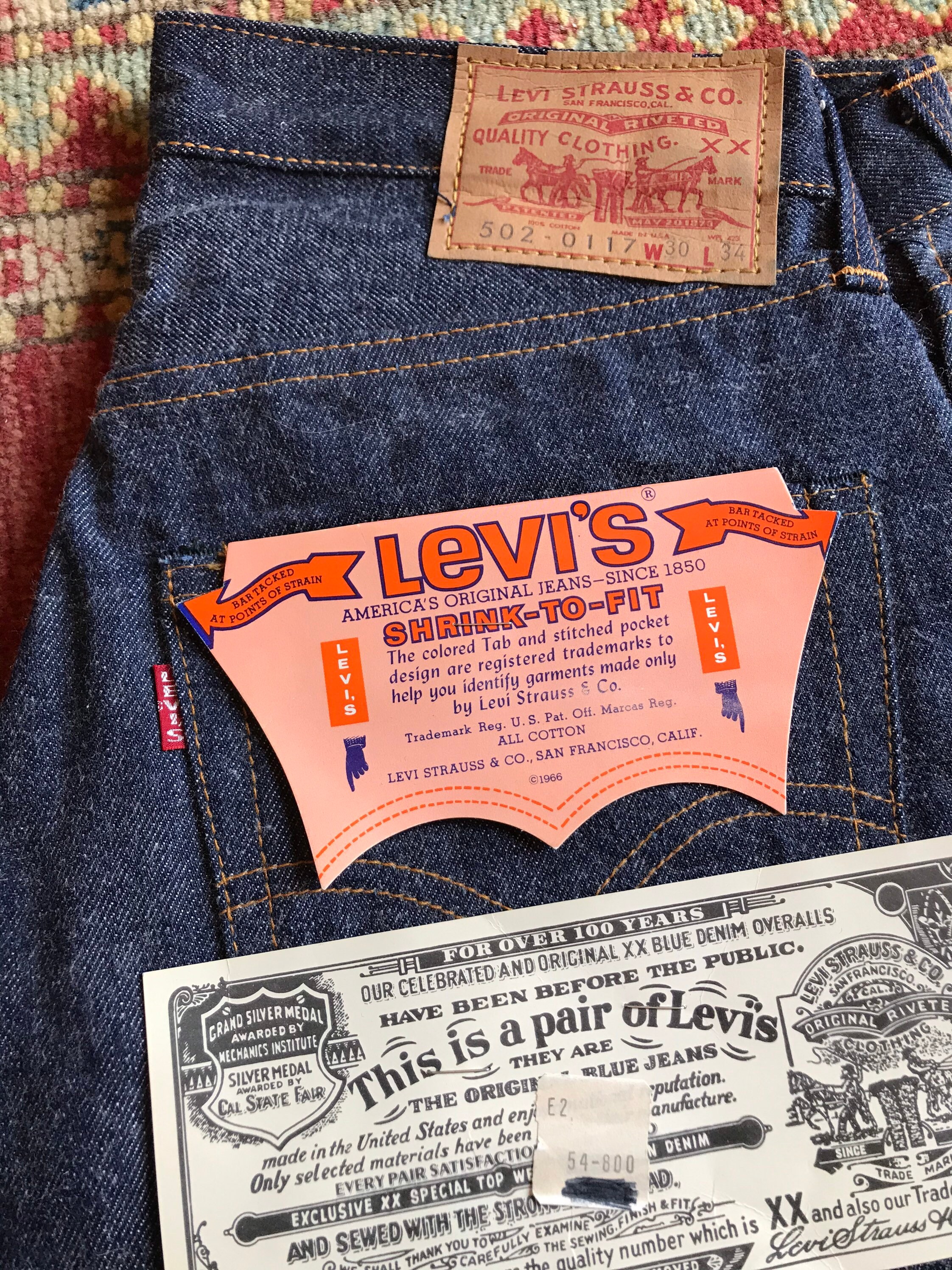 levis 502 big e