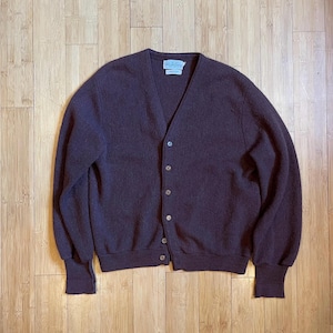 Vintage Brown Mohair Cardigan - Etsy