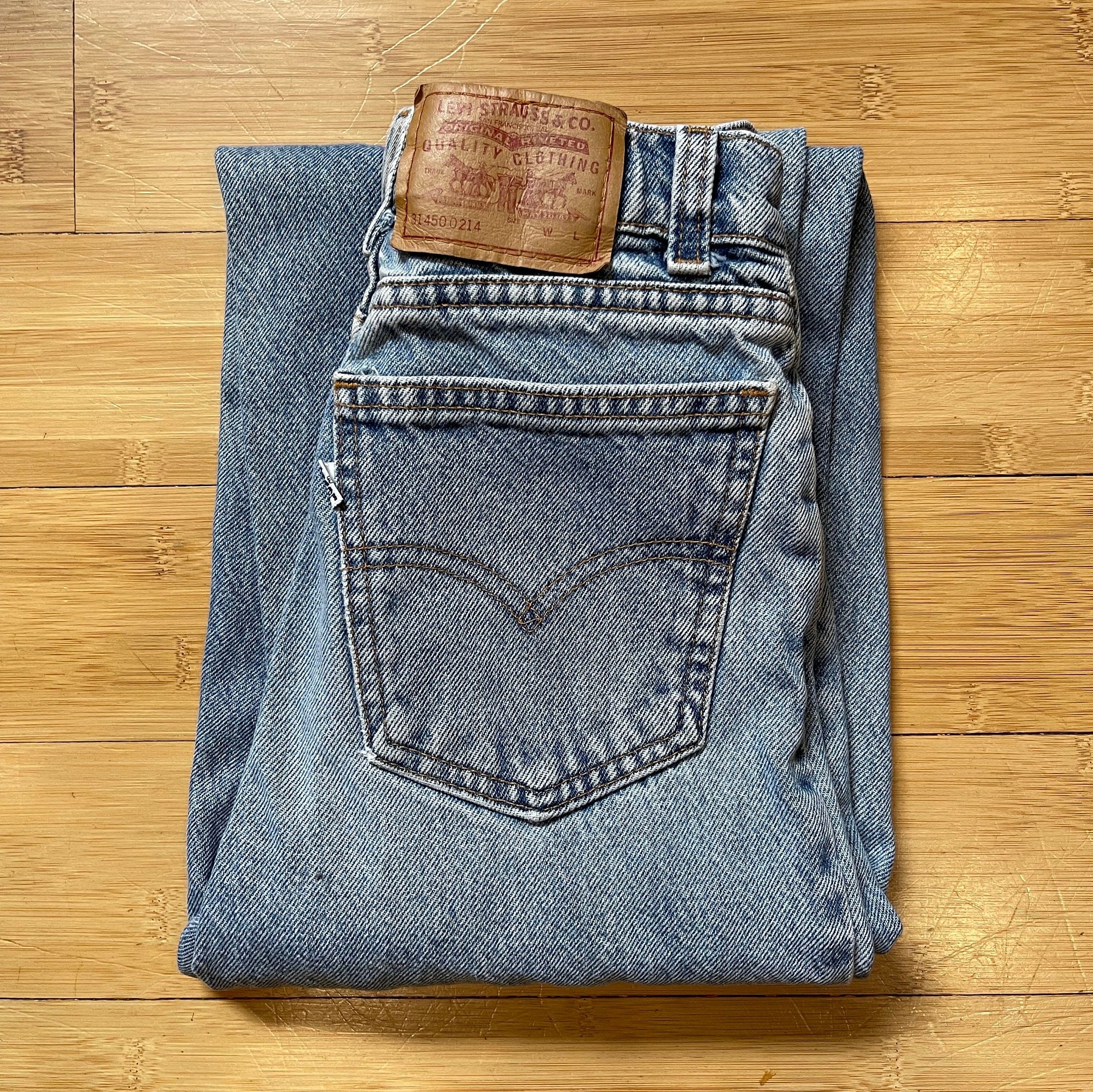 Levi's ヴィンテージデニム 稀少! デッドストック 1988年 先染め ブラック 80s USA製