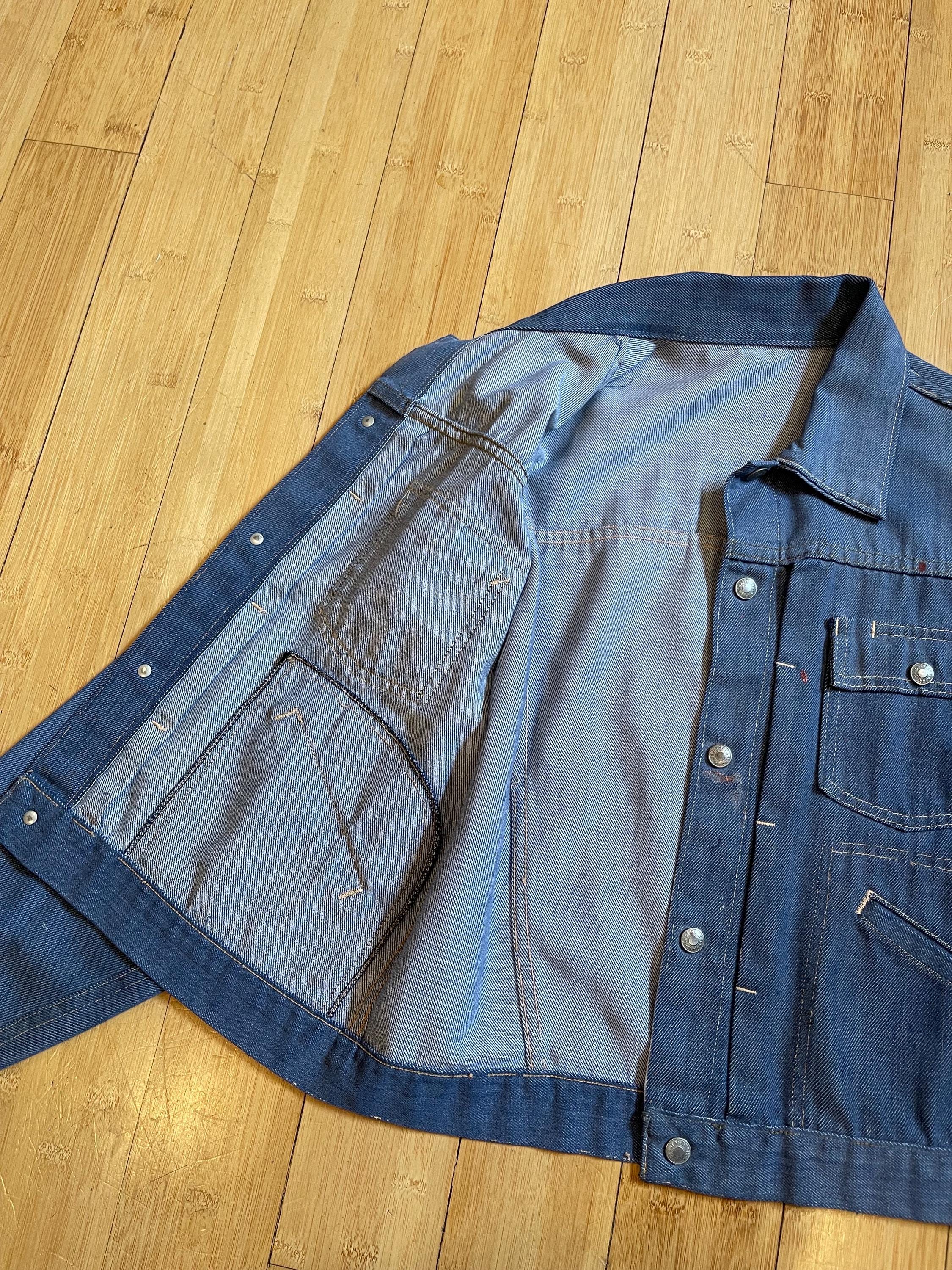 Vintage 60's / 70's JC Penney Ranchcraft Denim Jacket Type 2 Style
