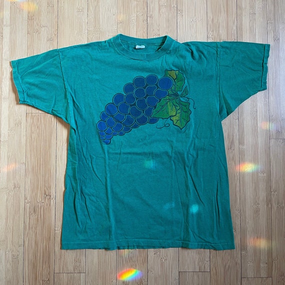 1970’s Grape Tshirt 70s Champion Blue Bar - image 1