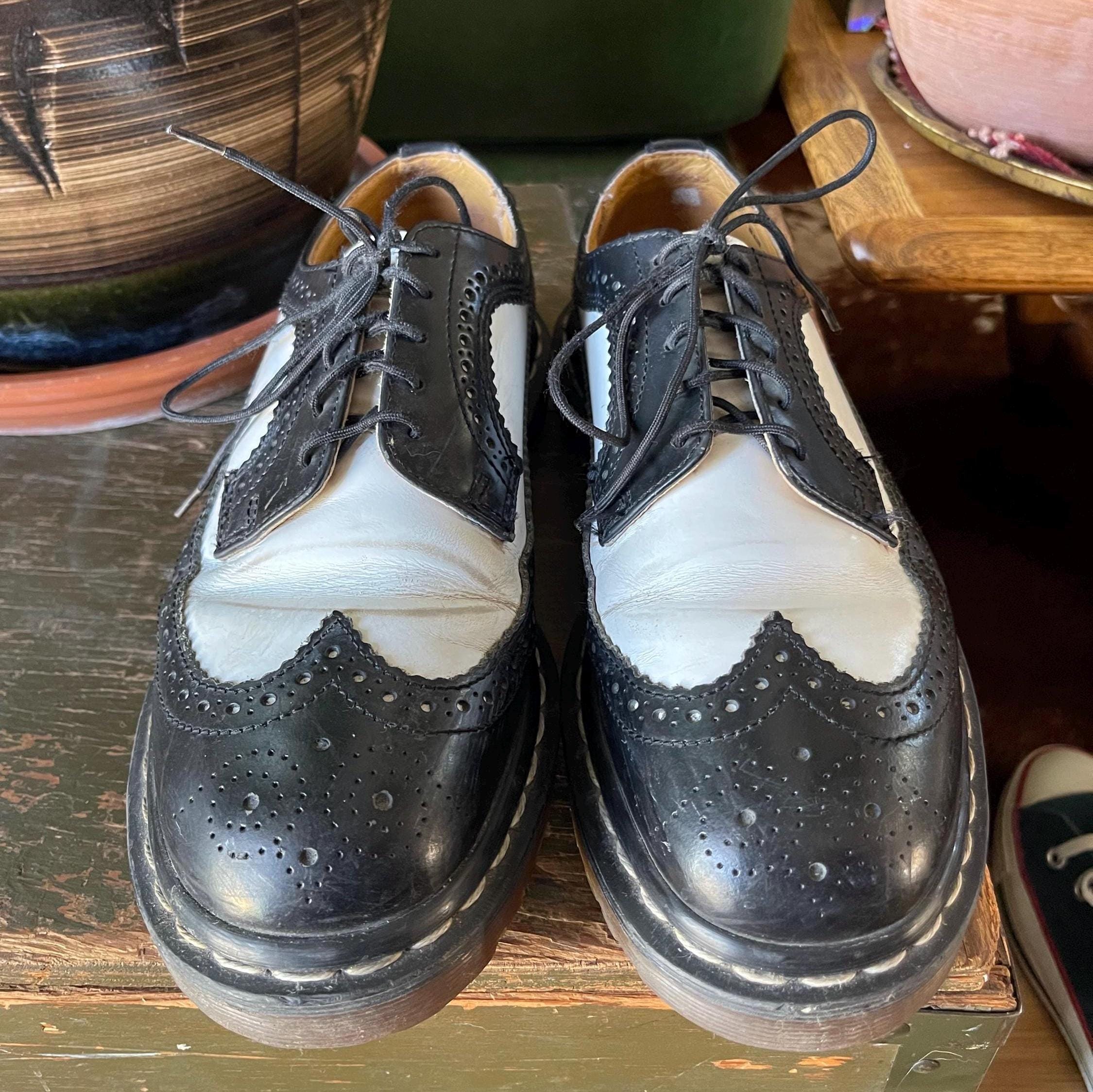 Dr Martens 3989 Vintage Made in England Brogue Shoes - Etsy Dr Martens 3989 Vintage Made in England Brogue Shoes - Etsy