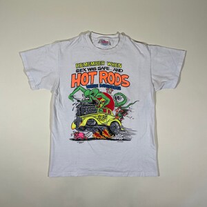 Vintage 90s Rat Fink Tee 1991 Ed Roth Tshirt remember When Sex Was ...