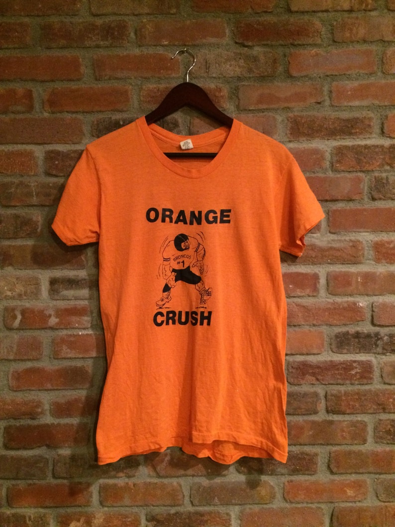 orange denver broncos shirt