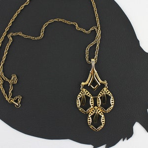 Boho Trio Drop Cascade Vintage Long Chain Necklace