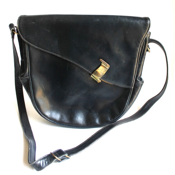 Vintage Navy Leather O'Connor & Goldber Chicago Pu