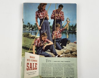 Montgomery Ward August 1941 Mid Summer Sale Catalog Vintage Magazine St Paul MN