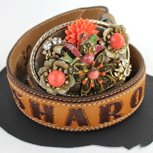 Yellow Rhinestone Western Belt - Etsy display picture 2