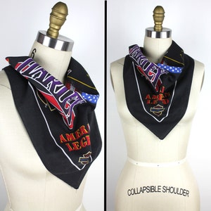 Harley Davidson Vintage bufanda cuadrado pañuelo American Legend