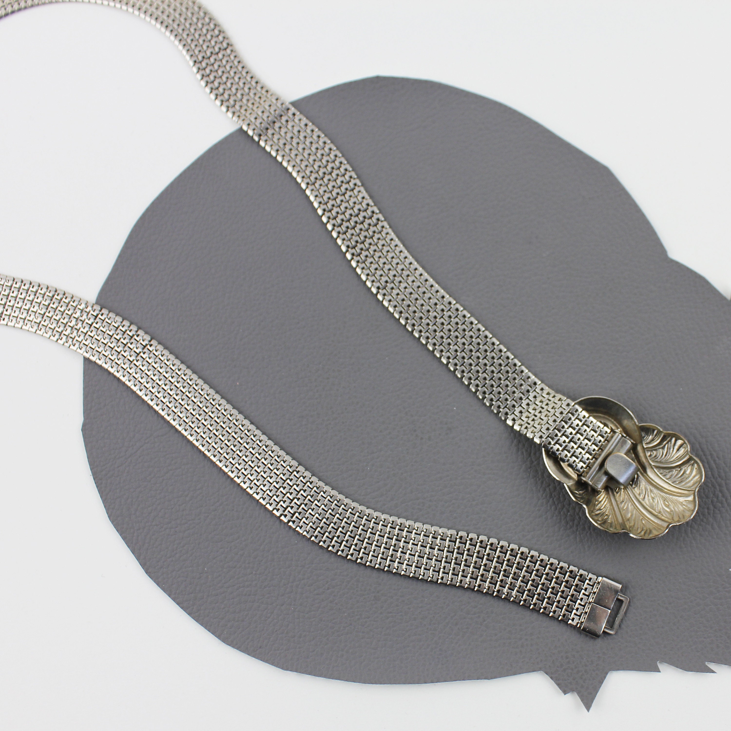 Silver Tone Mesh Metal Belt ??? Silver tone metal mesh belt! 28”-32” $40 main image 3