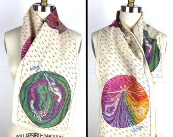 Jafra Astrology Horoscope Scarf - Gemini Sagittarius Pisces