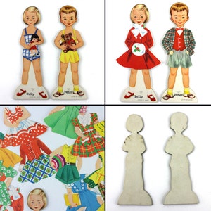 Polly & Peter Vintage Paper Dolls