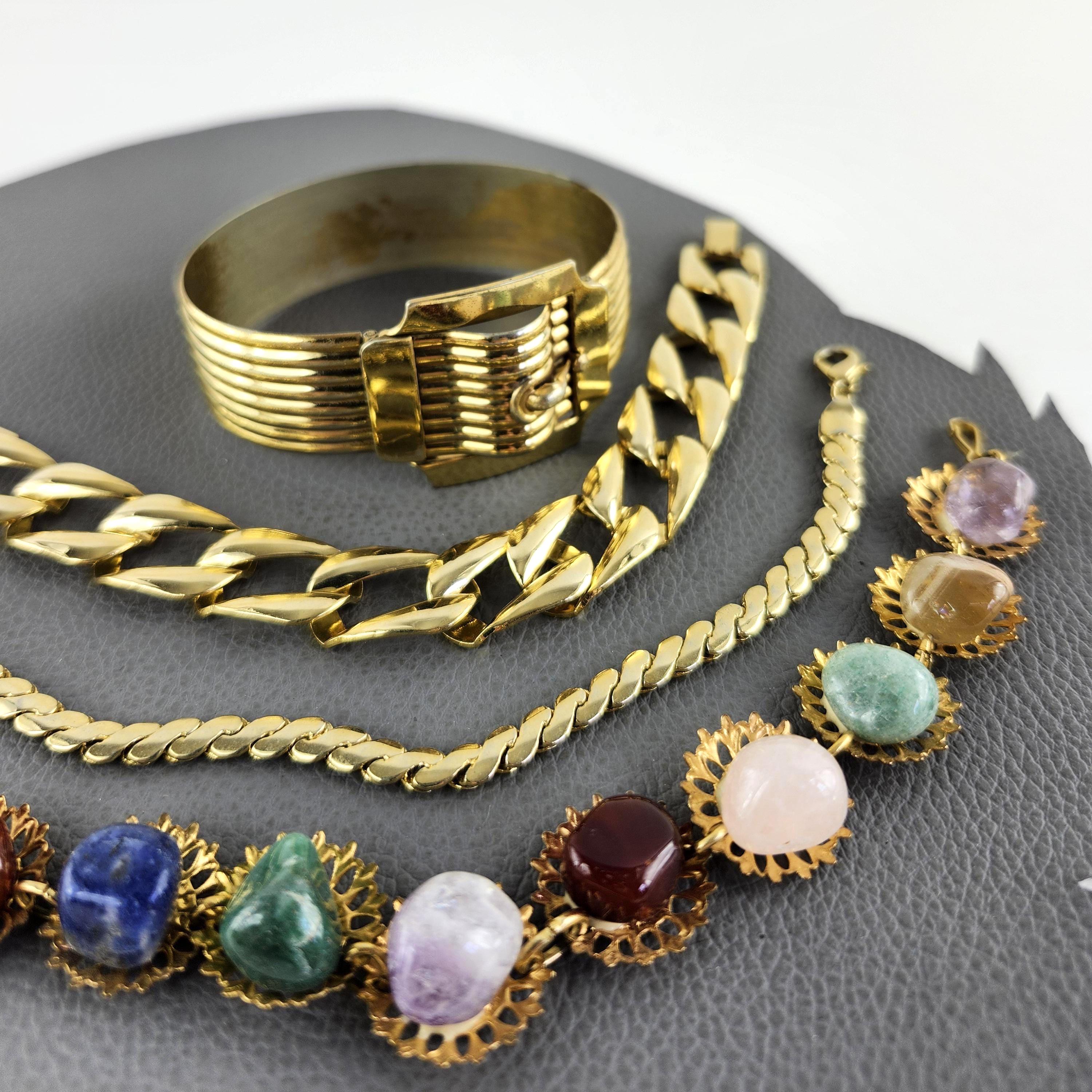Gold Belt With Colorful Stones - Etsy display picture 1