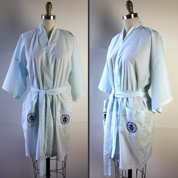 Baby Blue Kimono Robe