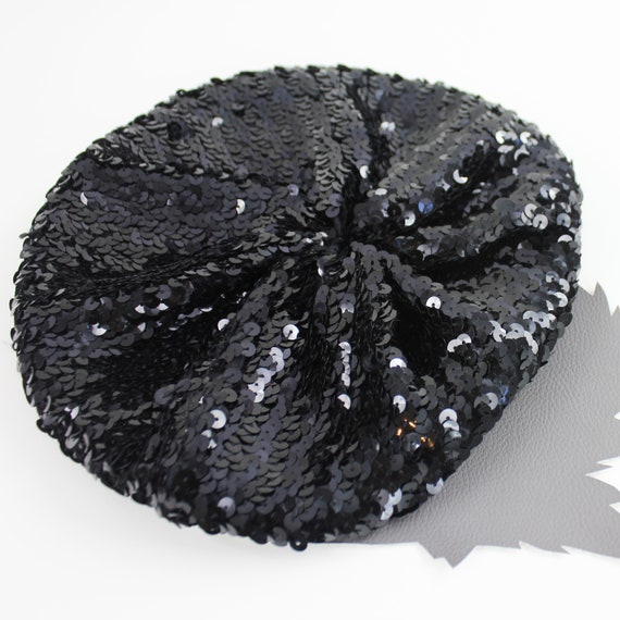 Genuine British Toye Kenning & Spencer Beret En Laine Noire Doublé Taille 58cm