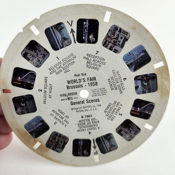 VIEW-MASTER EXPO'70 セット　開封済 View Master World's Fair 1958 Brussels Vintage Reels - Etsy