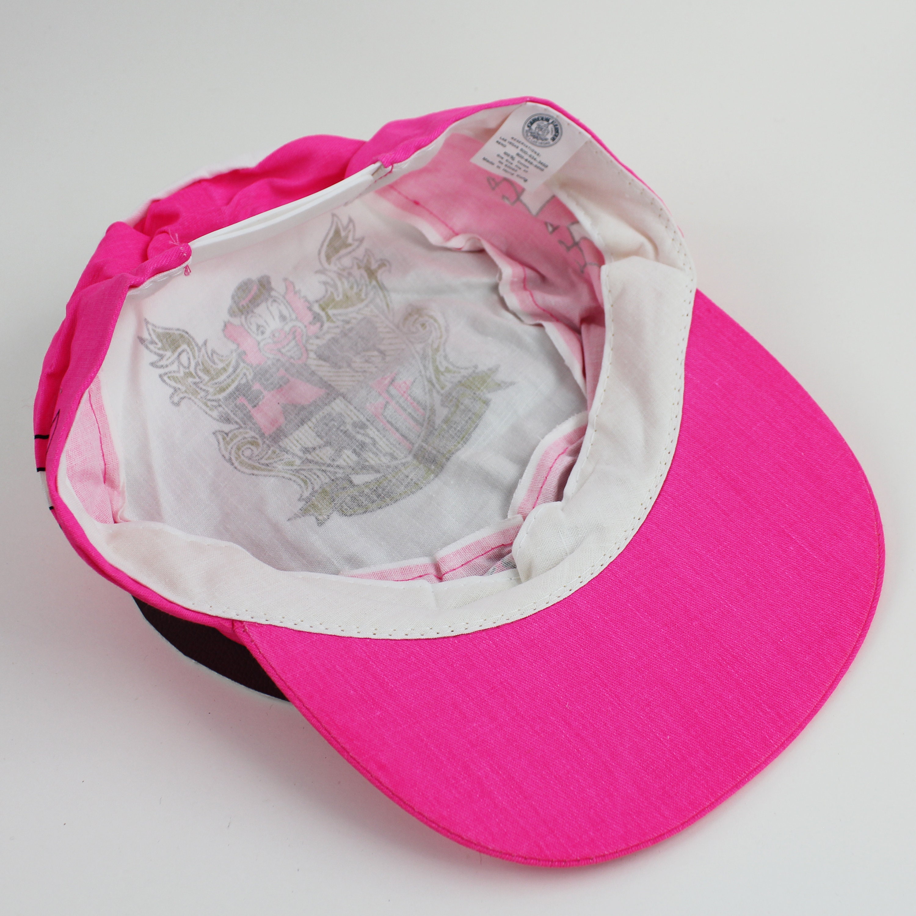 Vintage Circus Circus Hot Pink Painters Cap / Las Vegas Reno