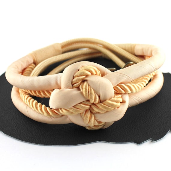 Vintage braided rope belt Buy Vintage Braided Rope Belt, 1980s Runway Glam, 29-32 Inch  main image 2
