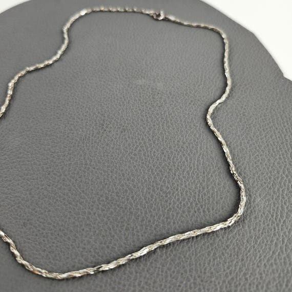 Silver 925 Swedge Chain Necklace Vintage 【公式通販】
