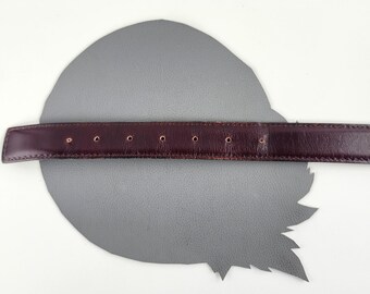 Vintage Maroon Red Dooney & Bourke Leather Belt With Gold  display picture 2