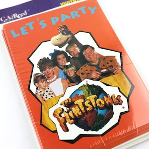 Flintstones 1994 Movie Party Invitations - in original sealed packaging