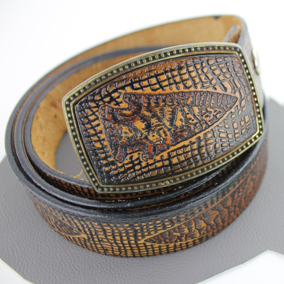 Arrow 3.5cm Leather Belt