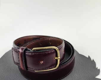 Dooney & Bourke vintage Burgundy Belt with Gold Buckle il_fullxfull.6733474554_iy7b.jpg main image 2