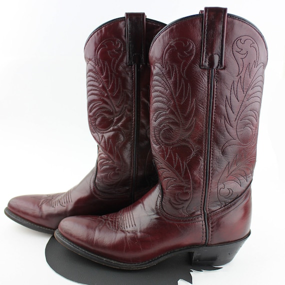 oxblood cowboy boots