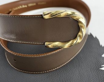 Vintage Cipriani Alligator Calfskin Belt // Italian Leather  display picture 3