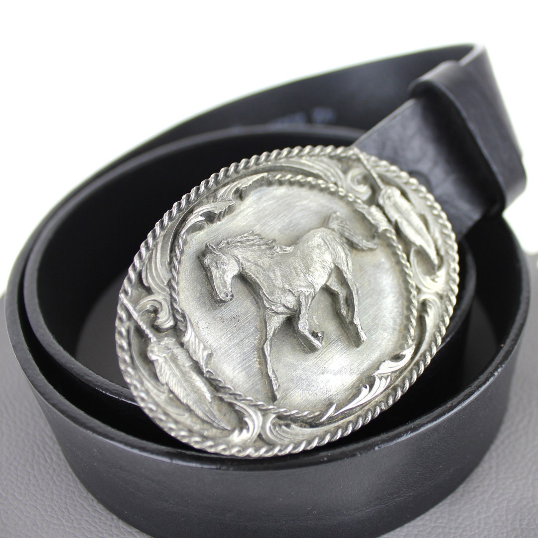 AWESOME SSS Solid STERLING SILVER FRONT Horse Head Hand