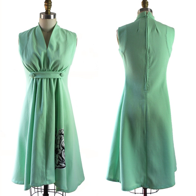 mint green sleeveless dress