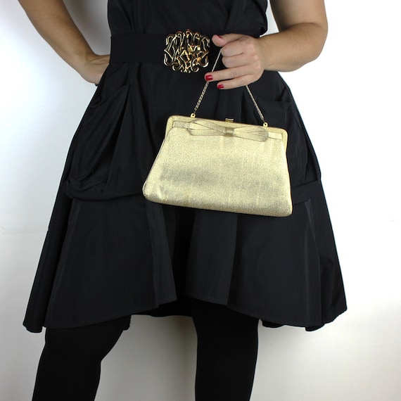 slim fit dress slacks Women's in Case You Missed It Black Faux Leather Clutch Handbag main image 0