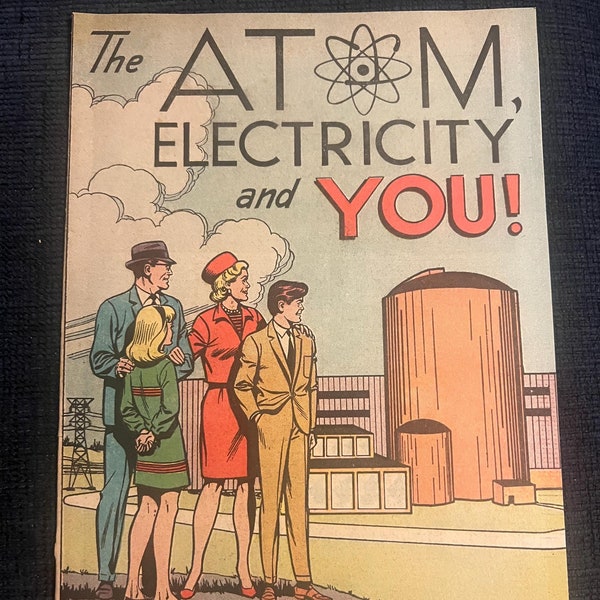 1968 The Atom Electricity and You Comic Jersey Central Power & Light Oyster Creek
