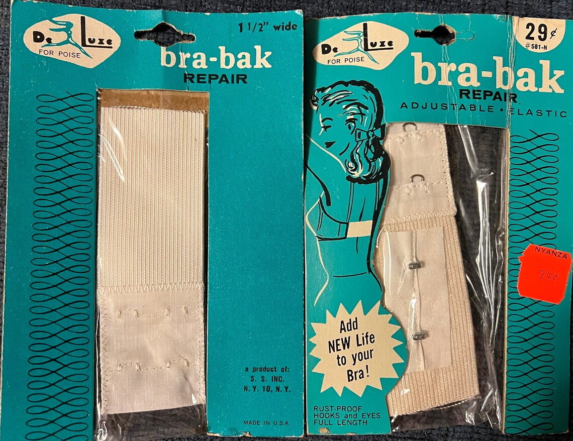 1950s Bra Bak Repair Bra Hook 1960's Beltx Bra Back Etsy