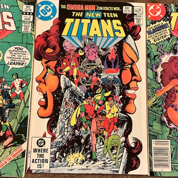 DC Comics Tales of The New Teen TItans, 1982 issues 23-25