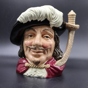 1955 Large Toby Mug Jug -&quot;Porthos&quot; Three Musketeers Series by Royal Doulton